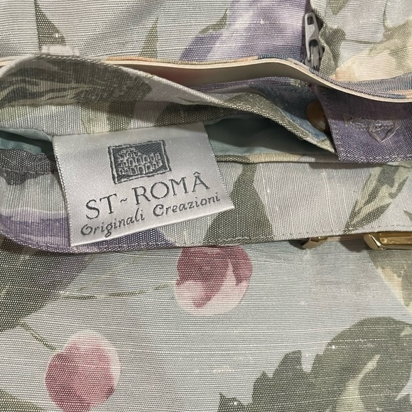 St Roma Vintage Floral Belted Skirt - Picture 8 of 8